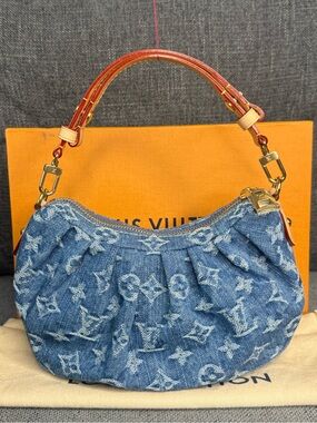 Louis Vuitton monogram denim Valley shoulder bag